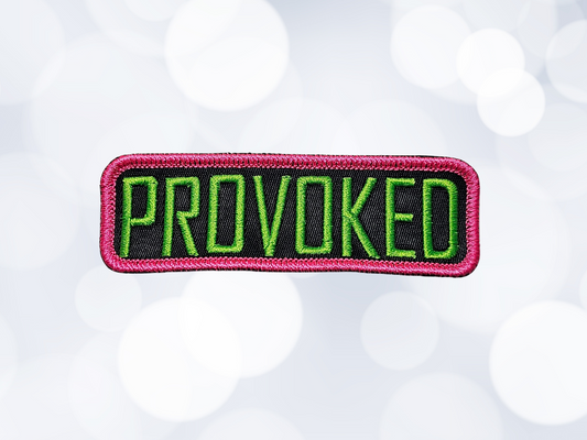 Embroidered PROVOKED Iron On Patch (Limited Edition)