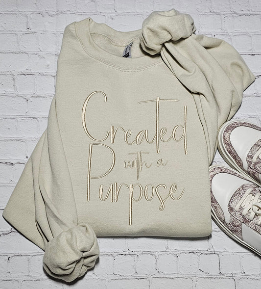 Created with a Purpose Crewneck Sweatshirt