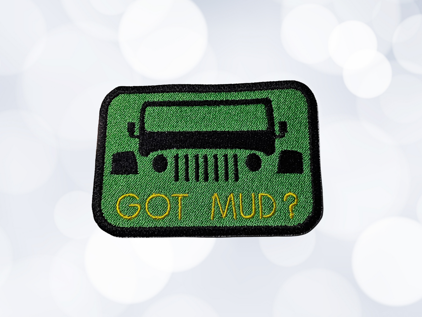 Got Mud Embroidered Iron On Patch