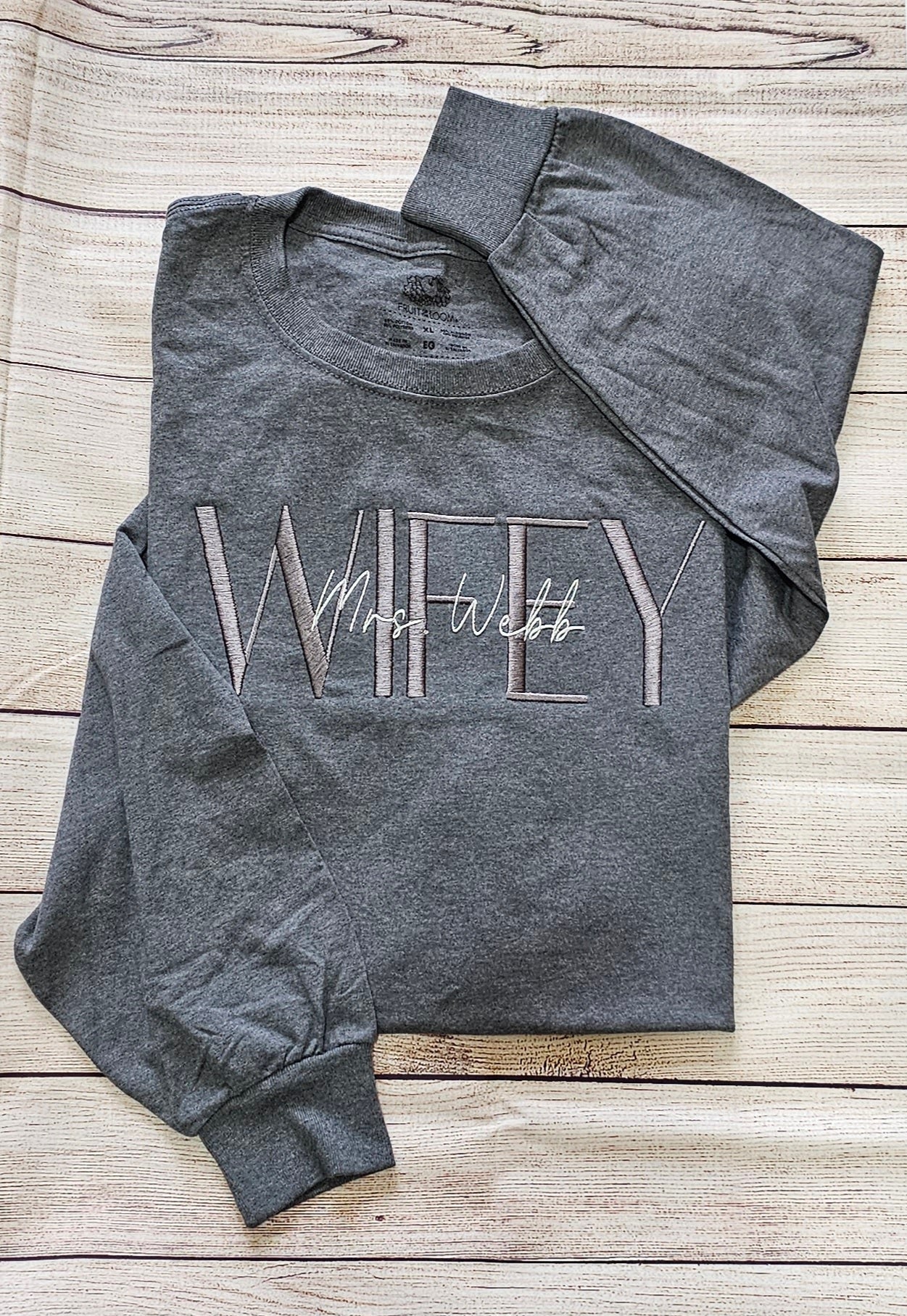 WIFEY long sleeve tshirt